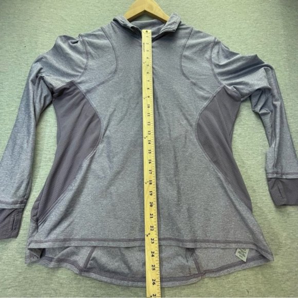 Champion Womens 1 4 Zip Purple Pullover Size Xl Long Sleeve - Picture 9 of 10